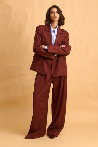 karavan clothing fashion fall winter 25 homecoming collection tanwen blazer brown