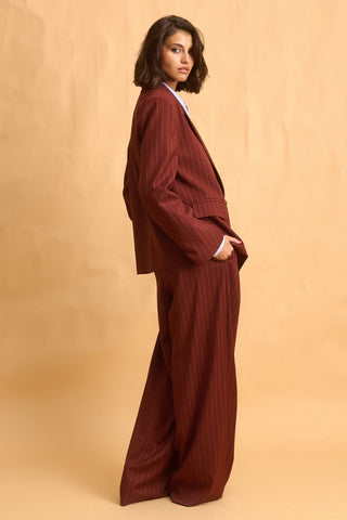 karavan clothing fashion fall winter 25 homecoming collection tanwen blazer brown