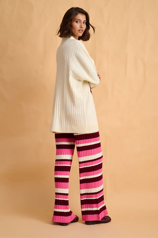 karavan clothing fashion fall winter 25 homecoming collection rozy knitted shirt ivory bordeaux heart