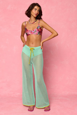 karavan clothing fashion spring summer 26 nai weekendwear collection ruby knitted trousers aqua lime