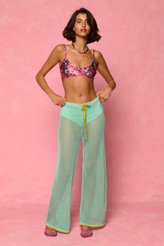 karavan clothing fashion spring summer 26 nai weekendwear collection ruby knitted trousers aqua lime