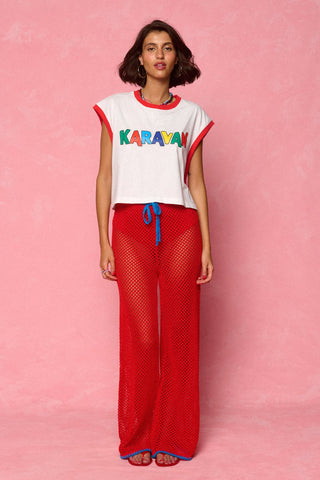 karavan clothing fashion spring summer 26 nai weekendwear collection harmony crop tee white logo