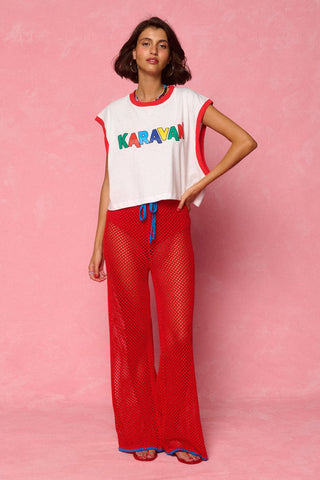 karavan clothing fashion spring summer 26 nai weekendwear collection harmony crop tee white logo