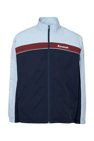 karavan clothing fashion fall winter 25 homecoming men collection rasty jacket dark blue ciel