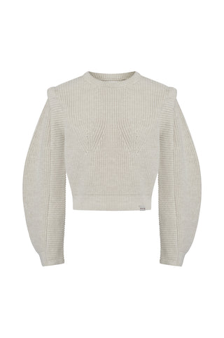 karavan clothing fashion fall winter 25 homecoming krvn collection salma knitted top ivory