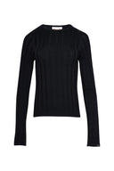 karavan fall winter 26' collection scarlett knitted top black