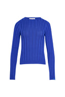 karavan fall winter 26' collection scarlett knitted top blue
