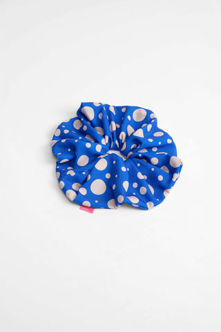 Patty Scrunchie (Polka Blue)