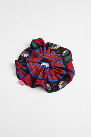 Patty Scrunchie (Floral Black)
