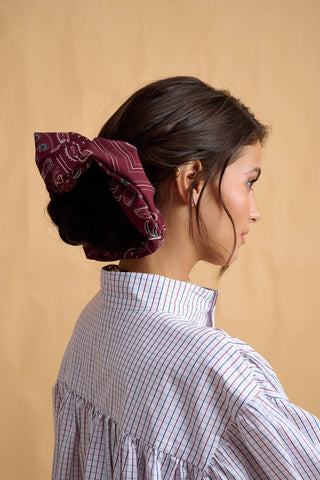 Patty Scrunchie (Bandana Bordeaux)