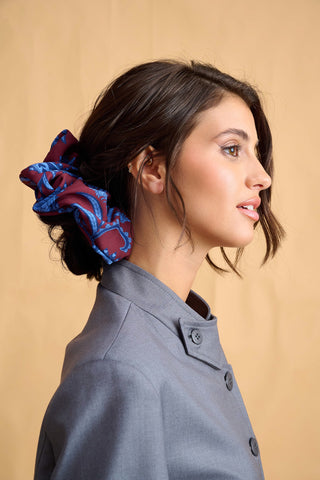 Patty Scrunchie (Brown Ornament)