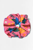 Tribe Scrunchie (Shapes Pink)