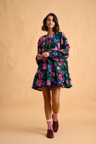 karavan clothing fashion fall winter 25 homecoming collection seimone mini dress black floral