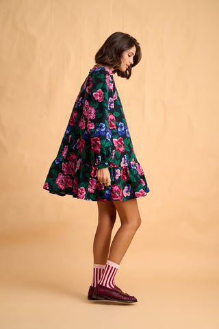 karavan clothing fashion fall winter 25 homecoming collection seimone mini dress black floral