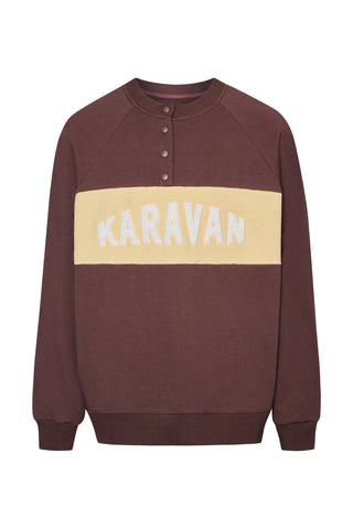 karavan clothing fashion fall winter 25 homecoming men collection sergio sweatshirt yellow bordeaux