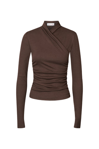 karavan clothing fashion fall winter 25 homecoming krvn collection shannon top brown