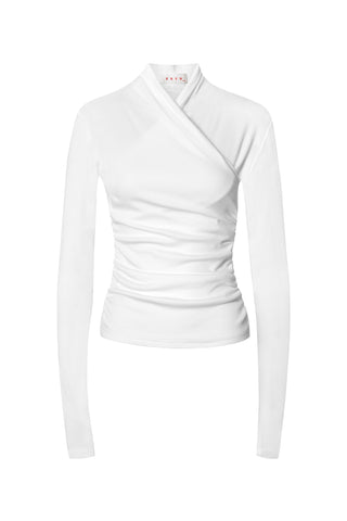karavan clothing fashion fall winter 25 homecoming krvn collection shannon top white