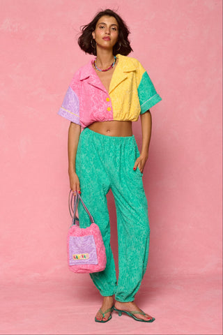karavan clothing fashion spring summer 26 nai weekendwear collection amanda crop shirt mint yellow