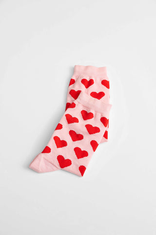Heart Socks (Pink)