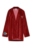 karavan loungewear planet fall winter 26' collection sogna kimono red