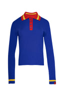 karavan fall winter 26' collection sophie knitted top blue