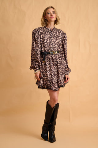 karavan clothing fashion fall winter 25 homecoming collection stevie mini dress leopard