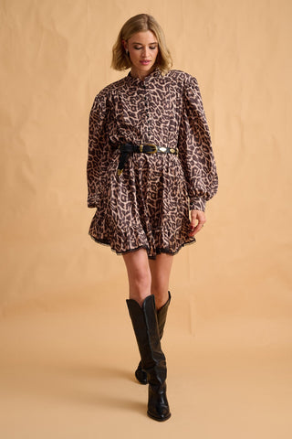 karavan clothing fashion fall winter 25 homecoming collection stevie mini dress leopard