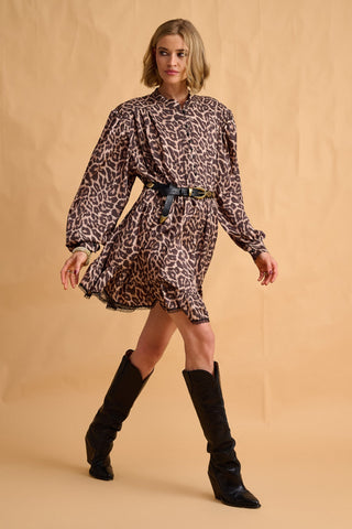 karavan clothing fashion fall winter 25 homecoming collection stevie mini dress leopard