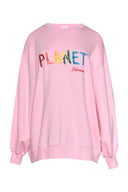 karavan fall winter 26' collection stitchy sweater pink