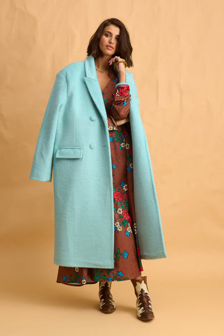 karavan clothing fashion fall winter 25 homecoming collection courtney coat mint