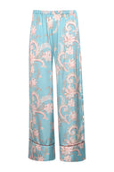 karavan loungewear planet fall winter 26' collection syrah trousers aqua