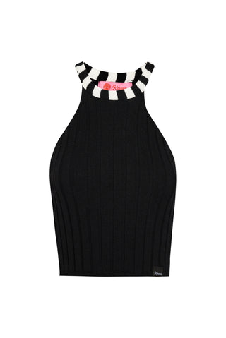 karavan clothing fashion spring summer 26 nai collection tabitha knitted top black