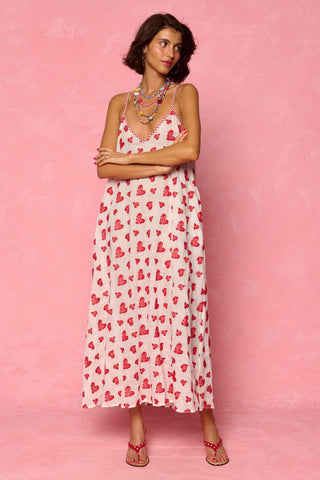 karavan clothing fashion spring summer 26 nai weekendwear collection tati dress red hearts