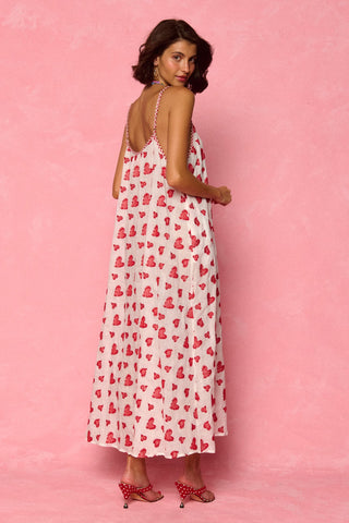 karavan clothing fashion spring summer 26 nai weekendwear collection tati dress red hearts