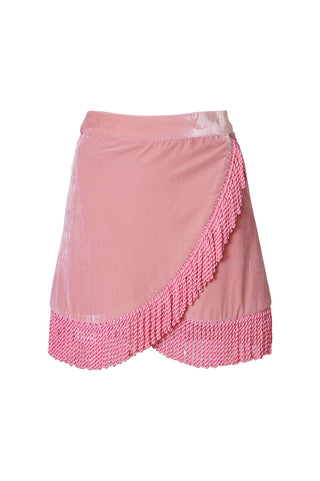 karavan clothing fashion fall winter 25 homecoming collection teresa mini skirt pink
