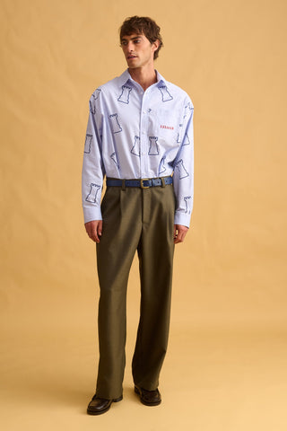 karavan clothing fashion fall winter 25 homecoming men collection thomas trousers dark green