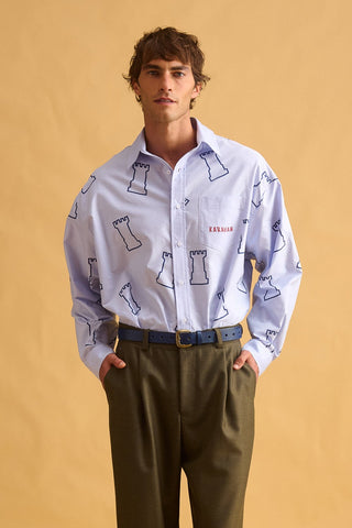 karavan clothing fashion fall winter 25 homecoming men collection hakim belt blue