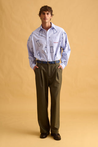 karavan clothing fashion fall winter 25 homecoming men collection thomas trousers dark green