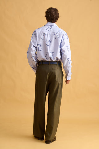 karavan clothing fashion fall winter 25 homecoming men collection gabriel shirt light blue chess