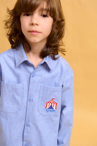 karavan clothing fashion fall winter 25 homecoming rookies collection albus shirt light blue