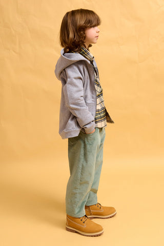 karavan clothing fashion fall winter 25 homecoming rookies collection christopher zip hoodie grey