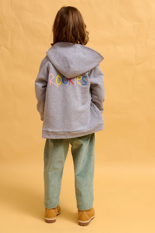 karavan clothing fashion fall winter 25 homecoming rookies collection christopher zip hoodie grey