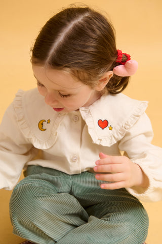 karavan clothing fashion fall winter 25 homecoming rookies collection thelma shirt ivory