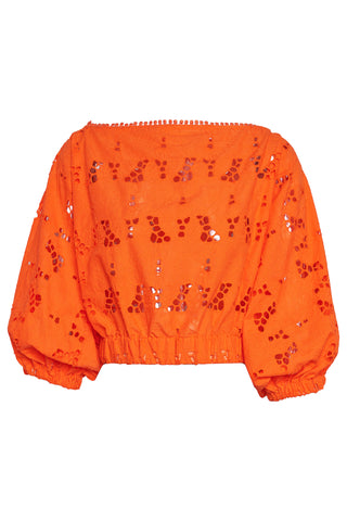 karavan clothing fashion krvn spring summer 26 nai collection tonia top orange