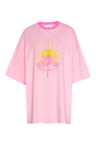 karavan clothing fashion planet homeware spring summer 26 nai collection umbrella tee pink