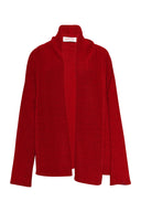 karavan fall winter 26' collection uma knitted cardigan red