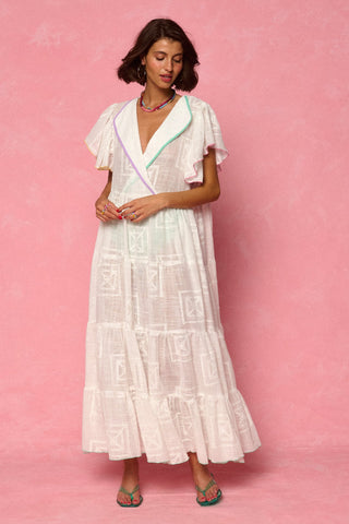 karavan clothing fashion spring summer 26 nai weekendwear collection valencia dress white