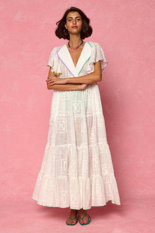 karavan clothing fashion spring summer 26 nai weekendwear collection valencia dress white