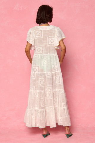 karavan clothing fashion spring summer 26 nai weekendwear collection valencia dress white