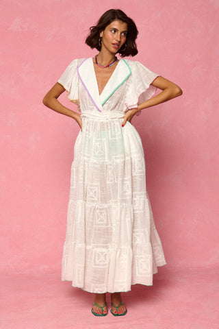 karavan clothing fashion spring summer 26 nai weekendwear collection valencia dress white